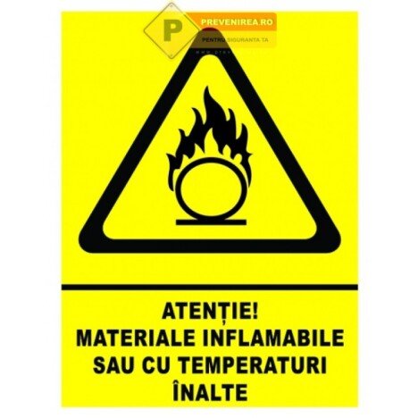 Indicator pentru material inflamabil